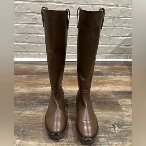 Stuart Weitzman Henley Leather Knee-High Boot